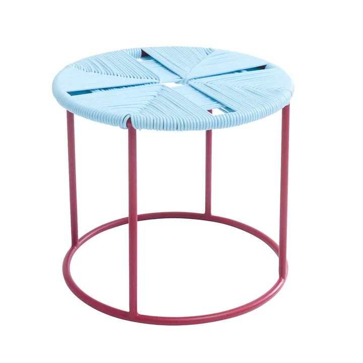 Acapulco Design - The Side Table, ICDMX_1, blue / burgundy red