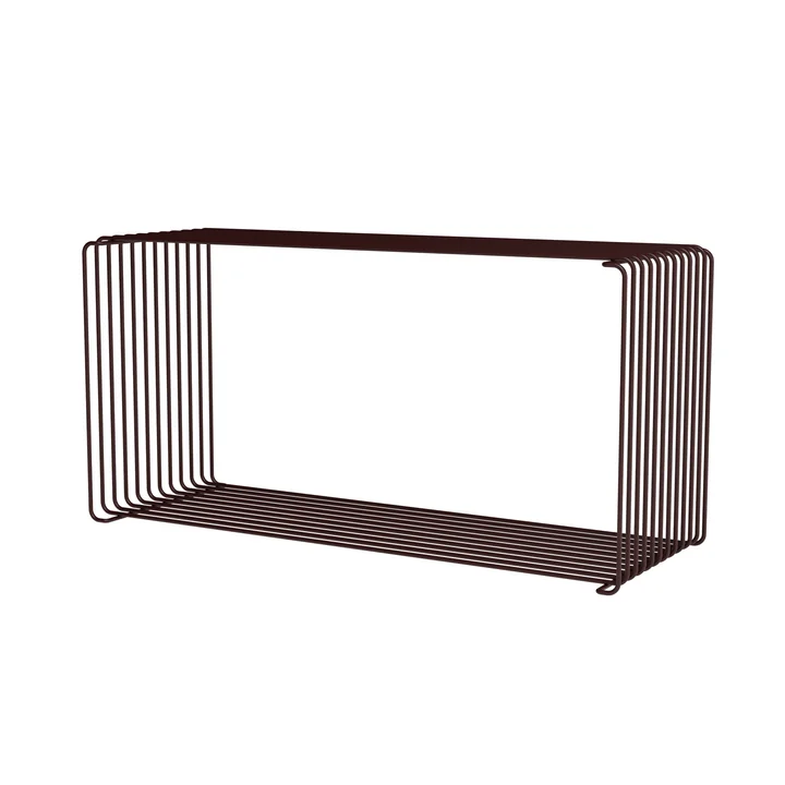 Montana - Panton Wire Extended Shelf 25.7 cm, black-red