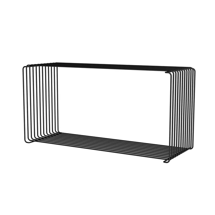 Montana - Panton Wire Extended Shelf 25.7 cm, black