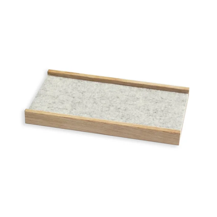 side by side - All in One Place shelf, small, 22 × 21 cm, natural oak