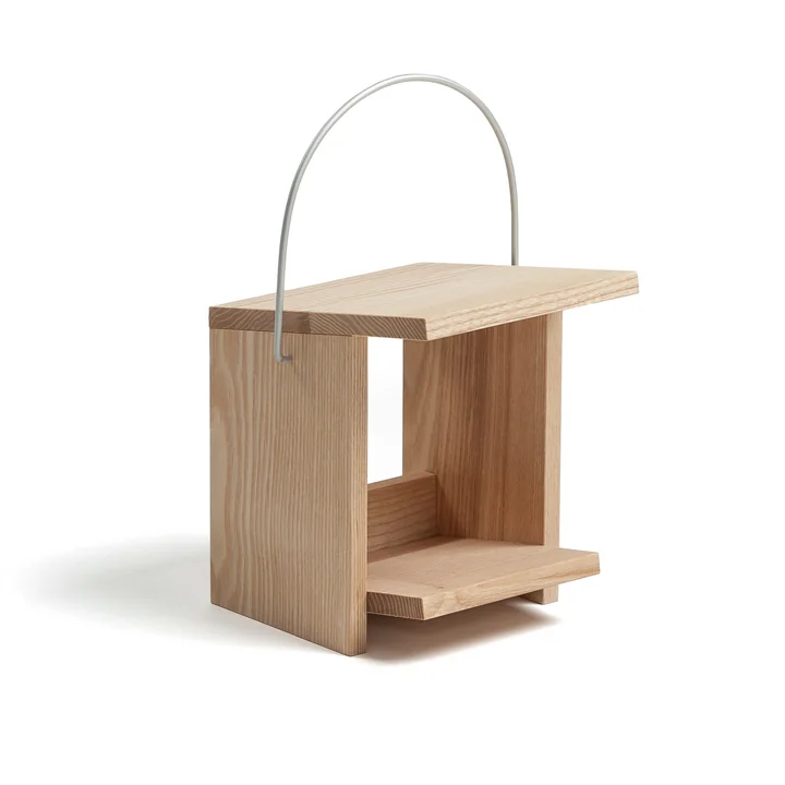 side by side - Birds Inn Birdhouse, 18 x 17 cm, oiled ash