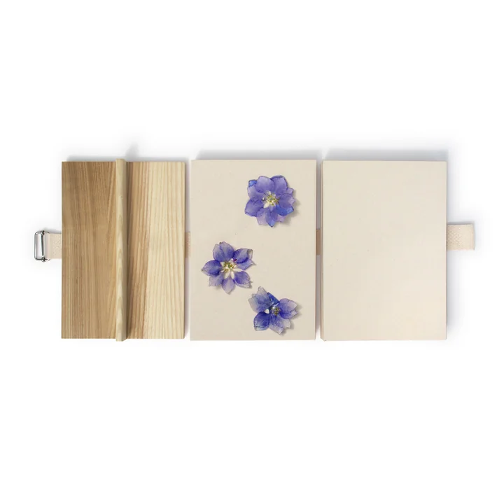 side by side - Flower press A5, nature