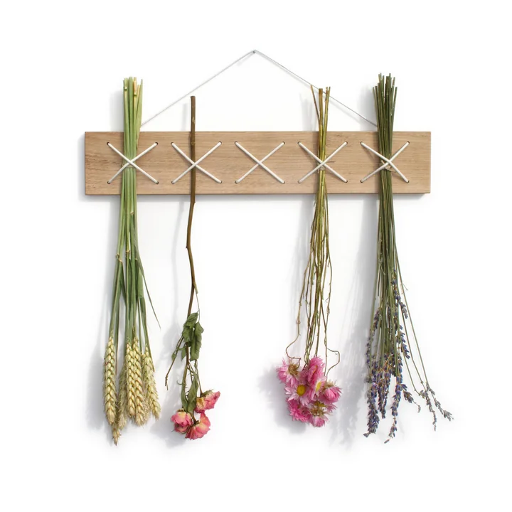 side by side - CrissCross Herb dryer, 33 cm, natural oak