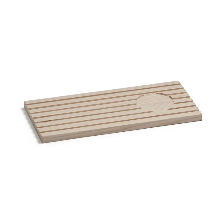 side by side - Drink & Dip Serving board, 32 x 14.5 cm, natural ash
