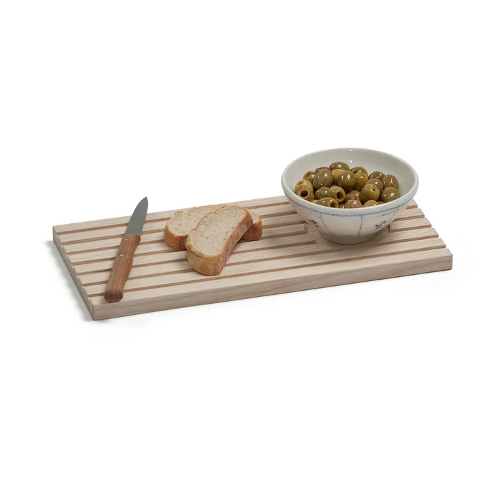 side by side - Drink & Dip Serving board, 32 x 14.5 cm, natural ash