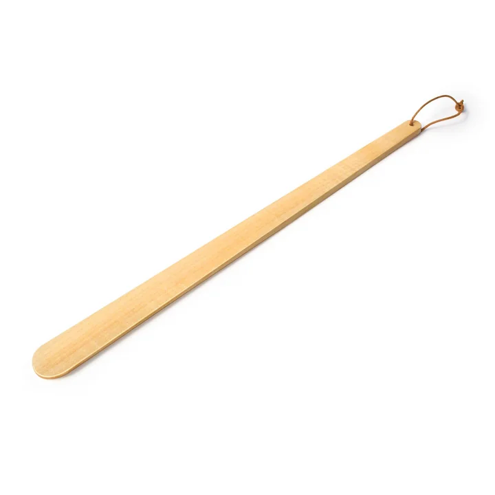 side by side - Shoehorn Helping friend , long, 49 x 4 cm, oiled maple