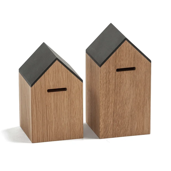 side by side - Sparhaus S and L, oiled oak