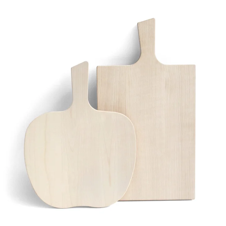 side by side - Sweet and sour cutting board, natural maple (set of 2)