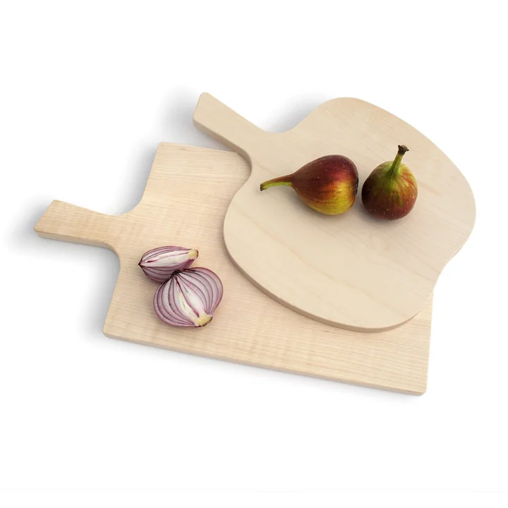 side by side - Sweet and sour cutting board, natural maple (set of 2)