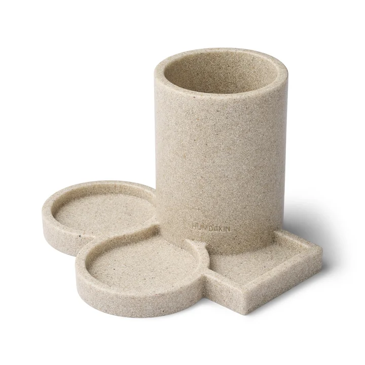 Humdakin - Sandstone sink organizer with 4 shelves, natural