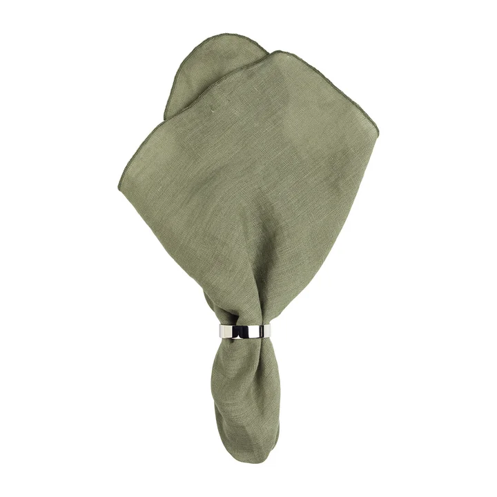 Broste Copenhagen - Gracie napkin, 45 x 45 cm, Thyme