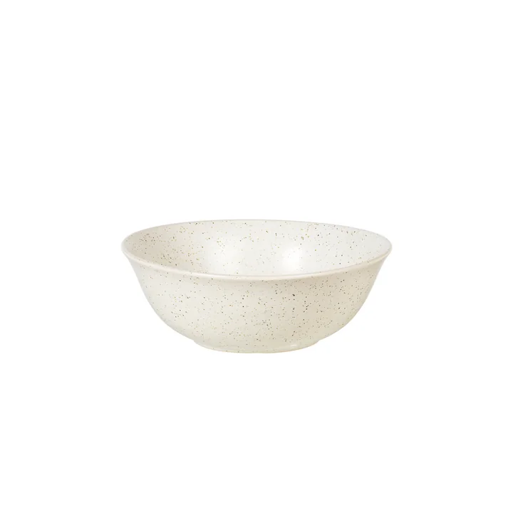Broste Copenhagen - Nordic Vanilla Buddha bowl, Ø 21 x H 7.5 cm, cream white