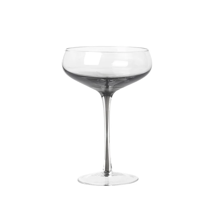 Broste Copenhagen - Smoke Cocktail glass 200 ml, gray
