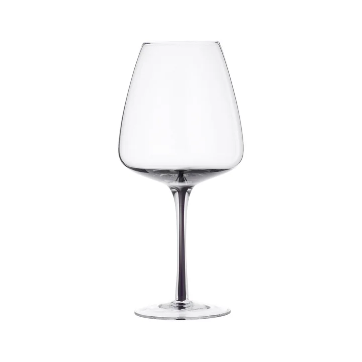 Broste Copenhagen - Smoke Red wine glass 650 ml, gray
