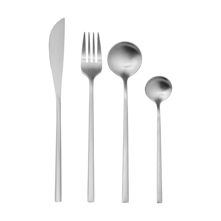 Broste Copenhagen - Tofte cutlery, brushed steel (16 pcs.)