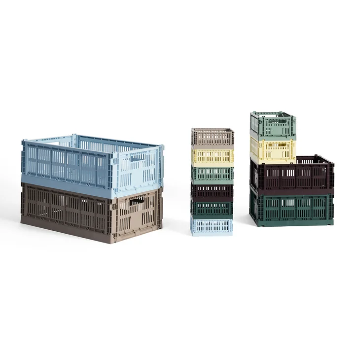 HAY - Colour Crate Baskets, recycled