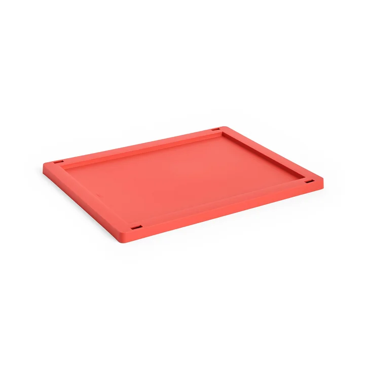 HAY - Colour Crate Lid M, plastic, red