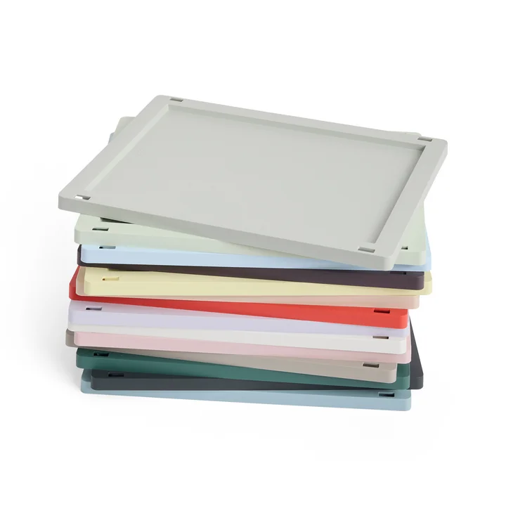 HAY - Colour Crate Lid M, plastic, stack