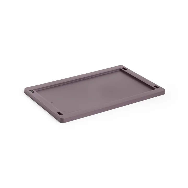 HAY - Colour Crate Lid S, plastic, bordeaux