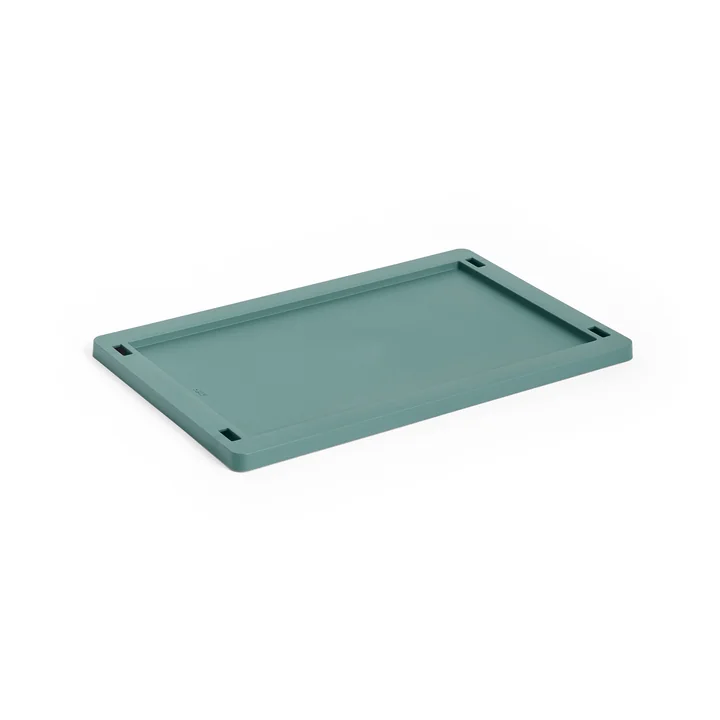 HAY - Colour Crate Lid S, plastic, dark green