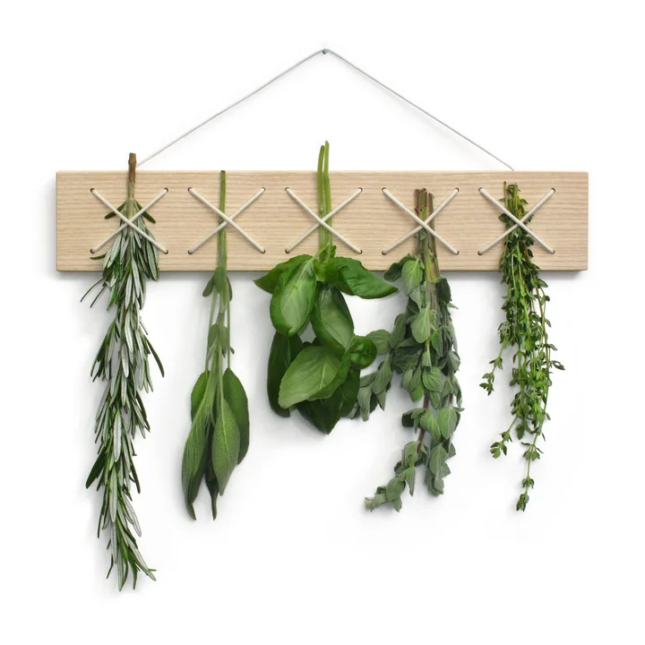 side by side - CrissCross Herb dryer, 33 cm, natural ash