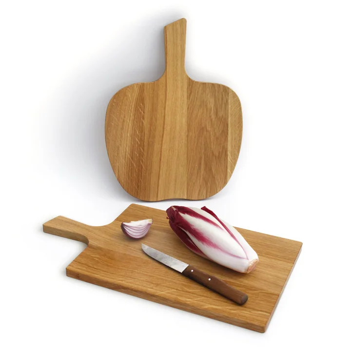side by side - Sweet and sour cutting board, natural oak (set of 2)
