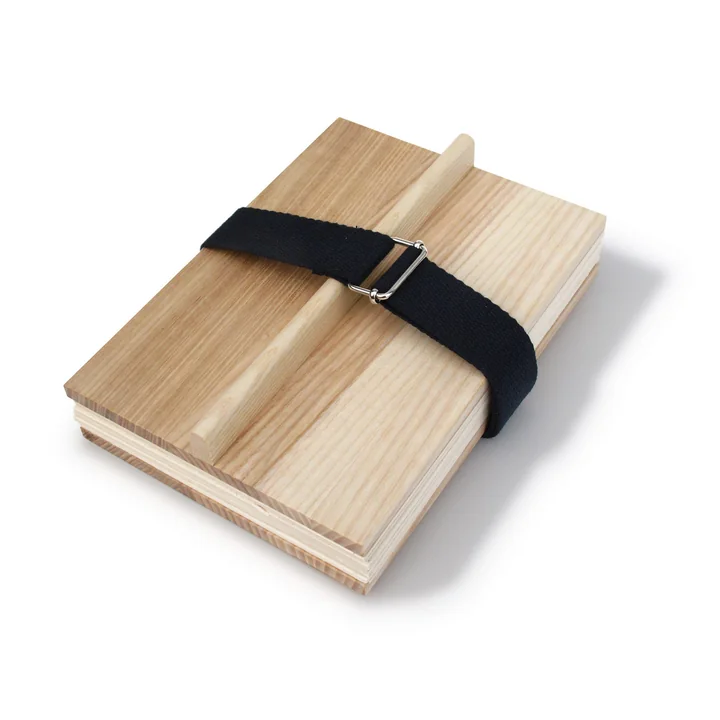 side by side - Flower press A5, black