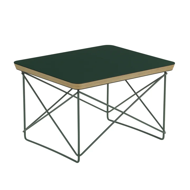 Vitra - Eames Occasional Table LTR , linoleum jade / sea foam green