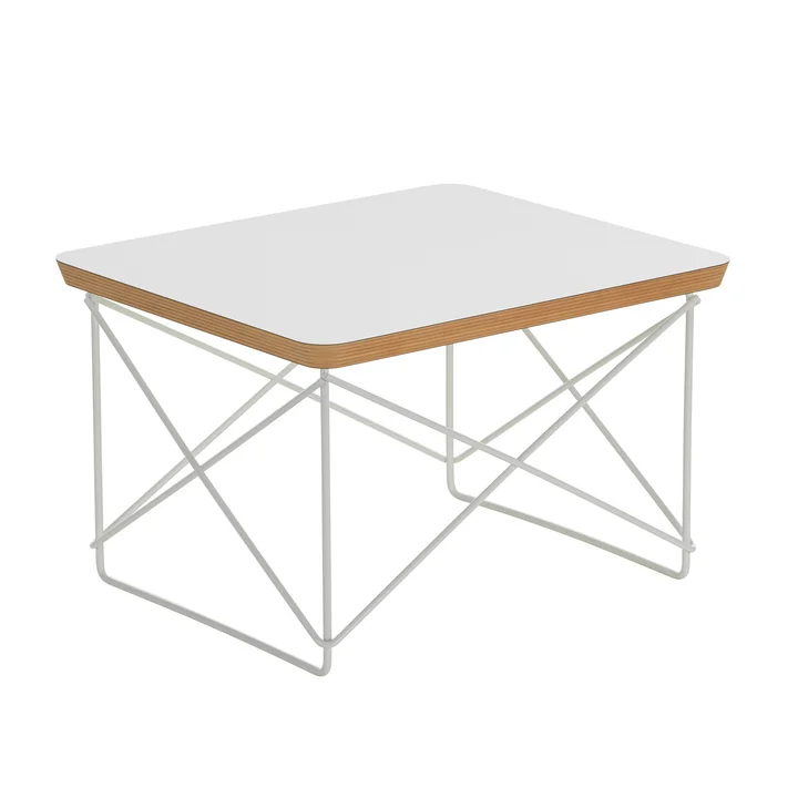 Vitra - Eames Occasional Table LTR , HPL white / white