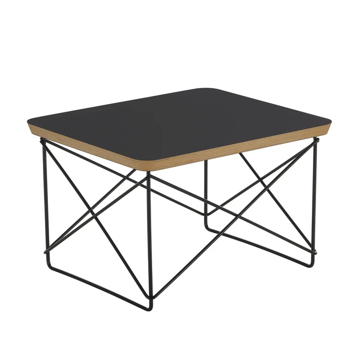 Vitra - Eames Occasional Table LTR , HPL black / basic dark