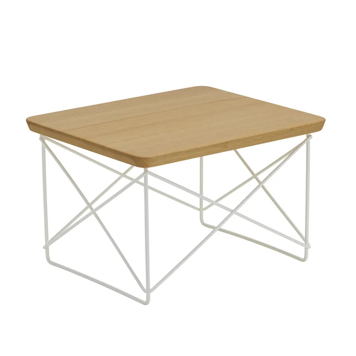 Vitra - Eames Occasional Table LTR , chestnut / white