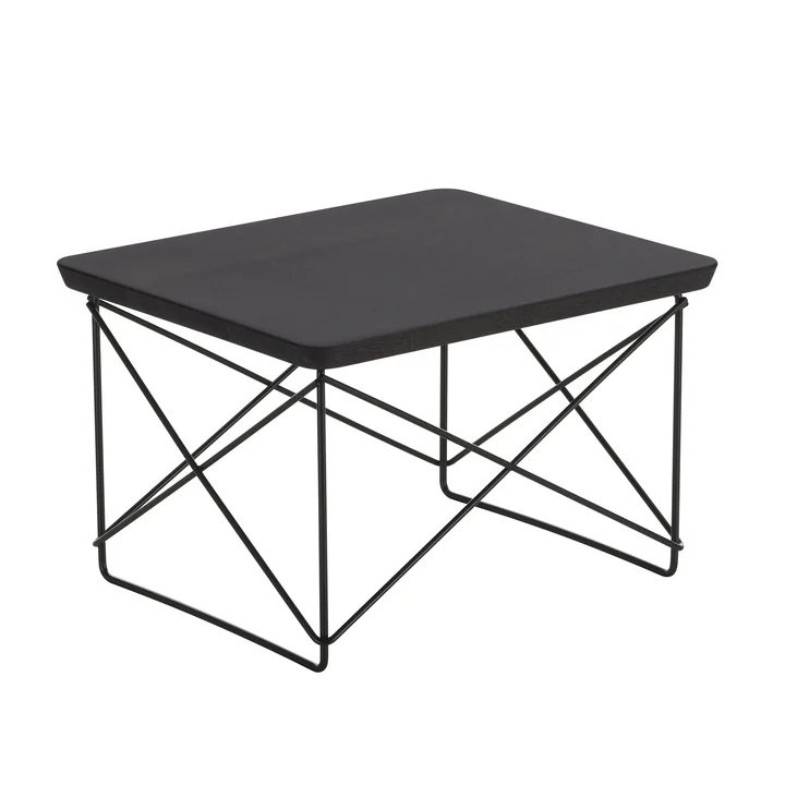Vitra - Eames Occasional Table LTR , dark oak / basic dark