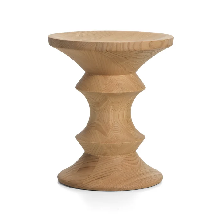 Vitra - Eames Stool, model C, natural chestnut