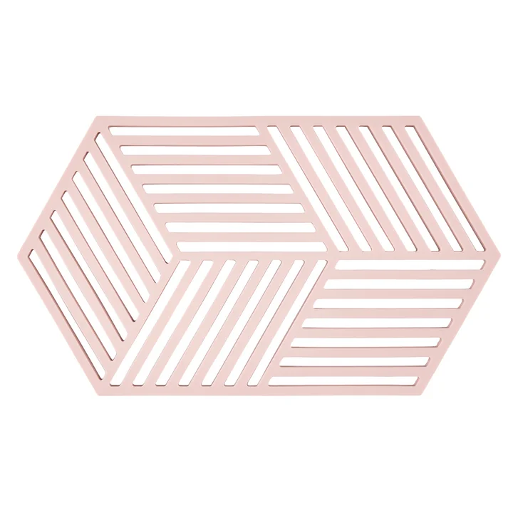 Zone Denmark - Hexagon Coaster large, rose