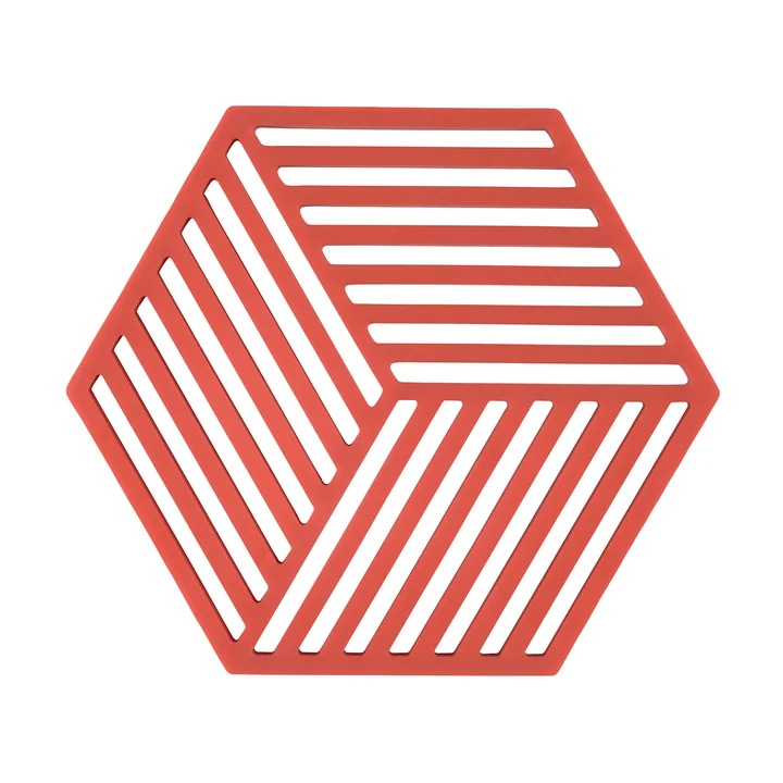 Zone Denmark - Hexagon Coaster, burnt red