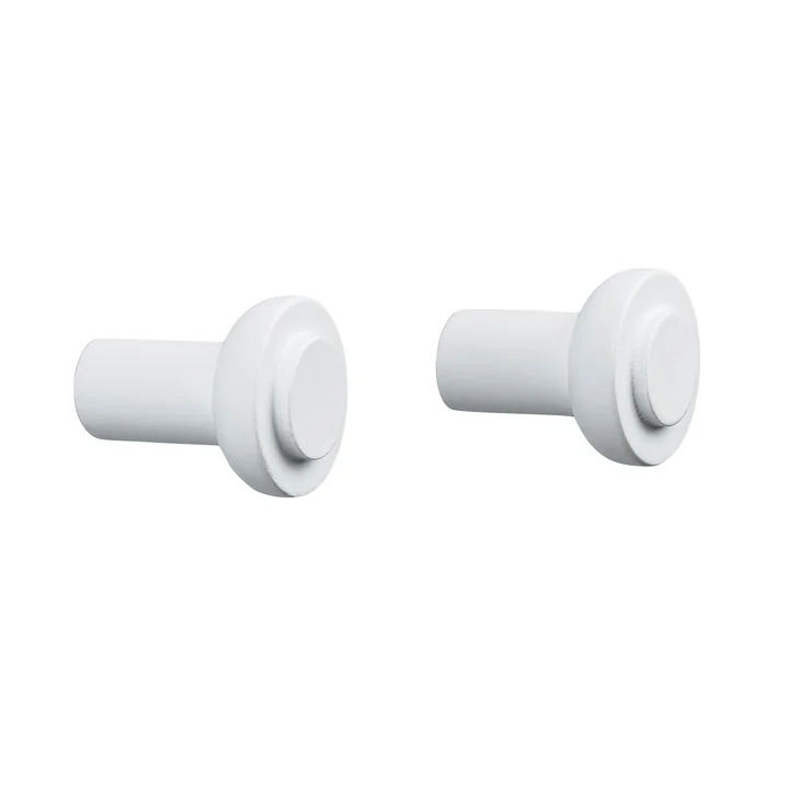 Zone Denmark - Sensu Coat hook Ø 2.5 cm, white (set of 2)