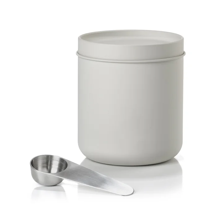 Zone Denmark - Singles Coffee tin with spoon, warm gray
