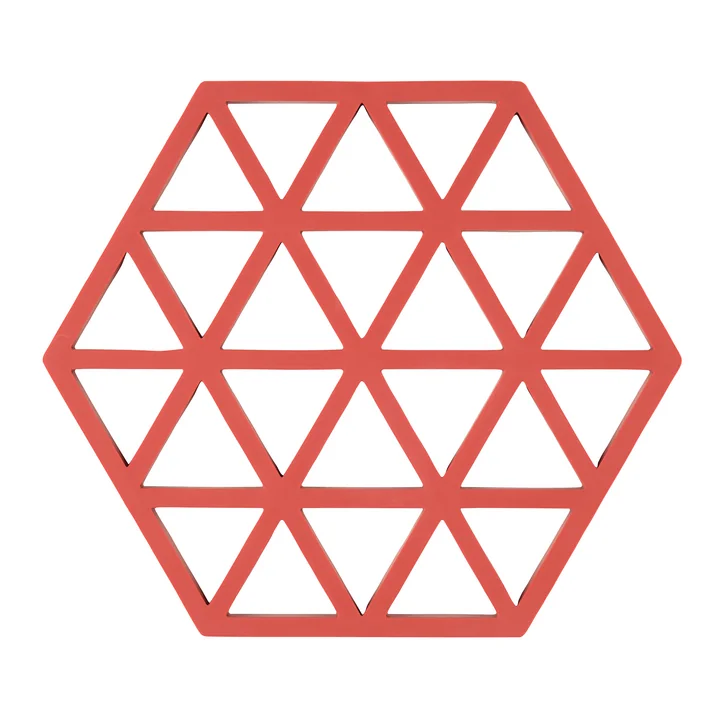 Zone Denmark - Triangle Coaster, 16 x 14 cm, burnt red