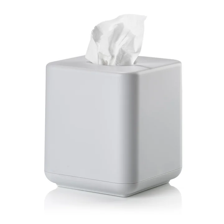 Zone Denmark - Ume Handkerchief box, 13 x 13 x 15.1 cm, soft gray
