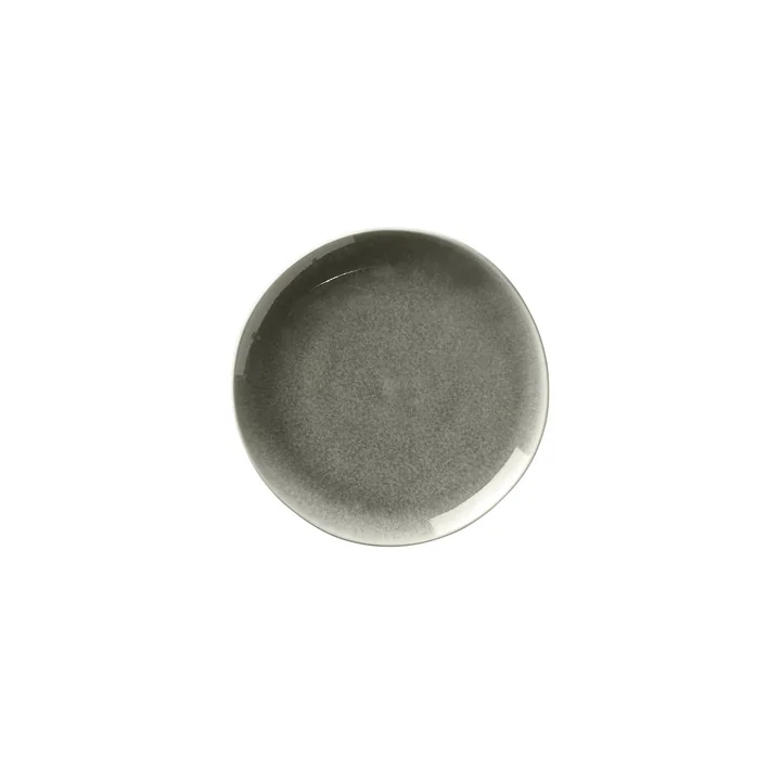 Broste Copenhagen - Nordic Rain Side plate, Ø 15 x H 2 cm, gray