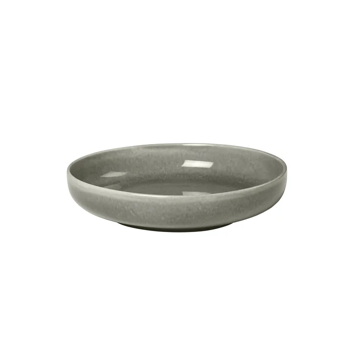 Broste Copenhagen - Nordic Rain Bowl, Ø 22.5 x H 4.8 cm, gray