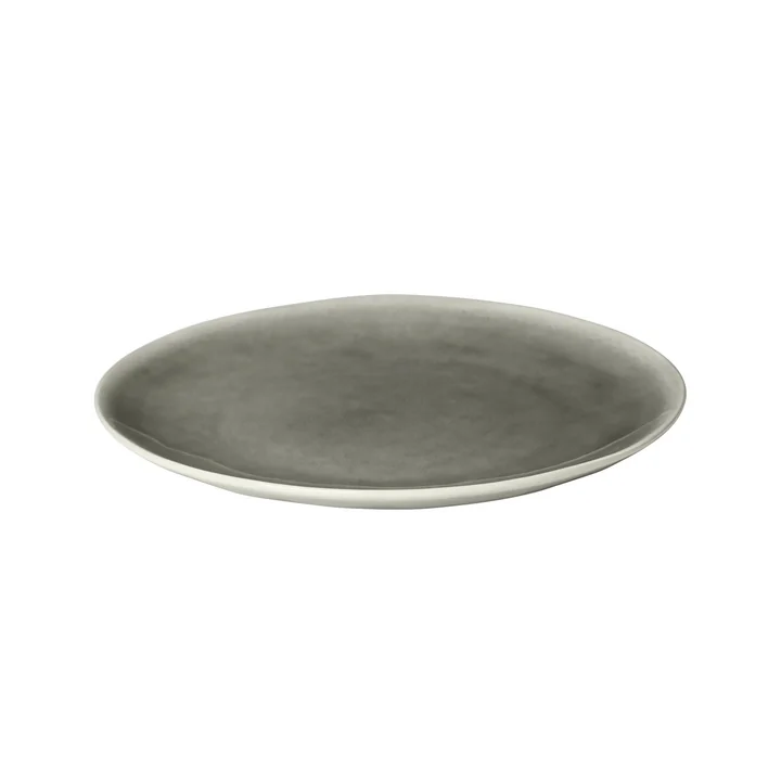 Broste Copenhagen - Nordic Rain Dinner plate, Ø 26 x 2.5 cm, gray