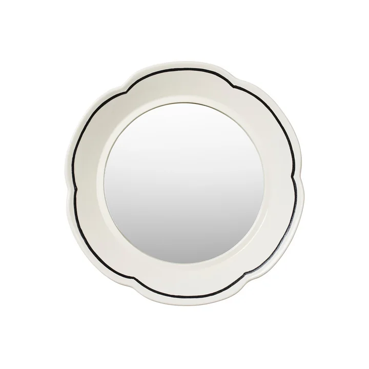 Broste Copenhagen - Hilma Mirror, Ø 36 cm, off white