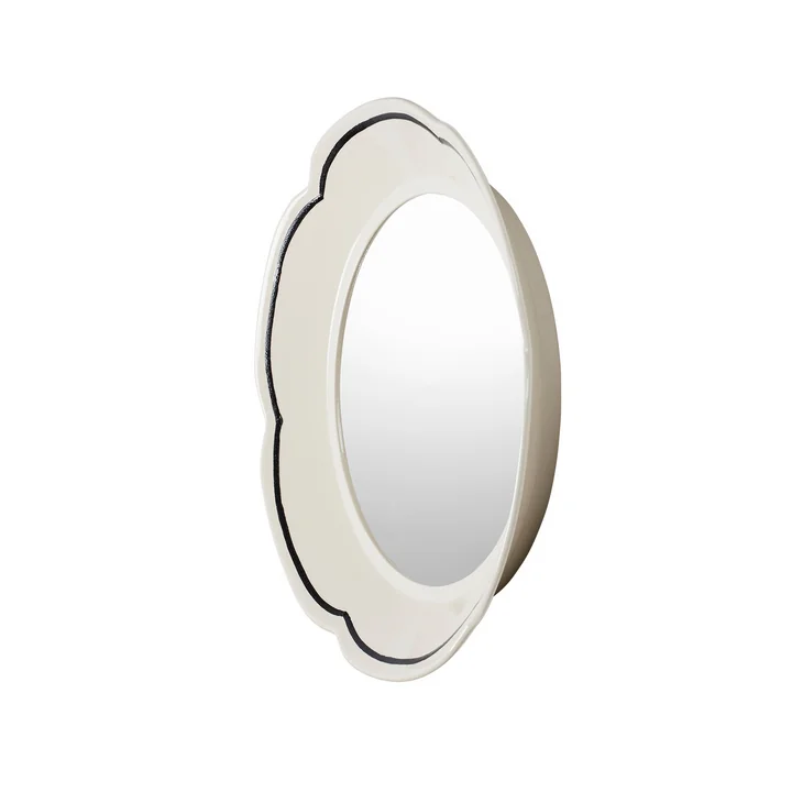 Broste Copenhagen - Hilma Mirror, Ø 36 cm, off white