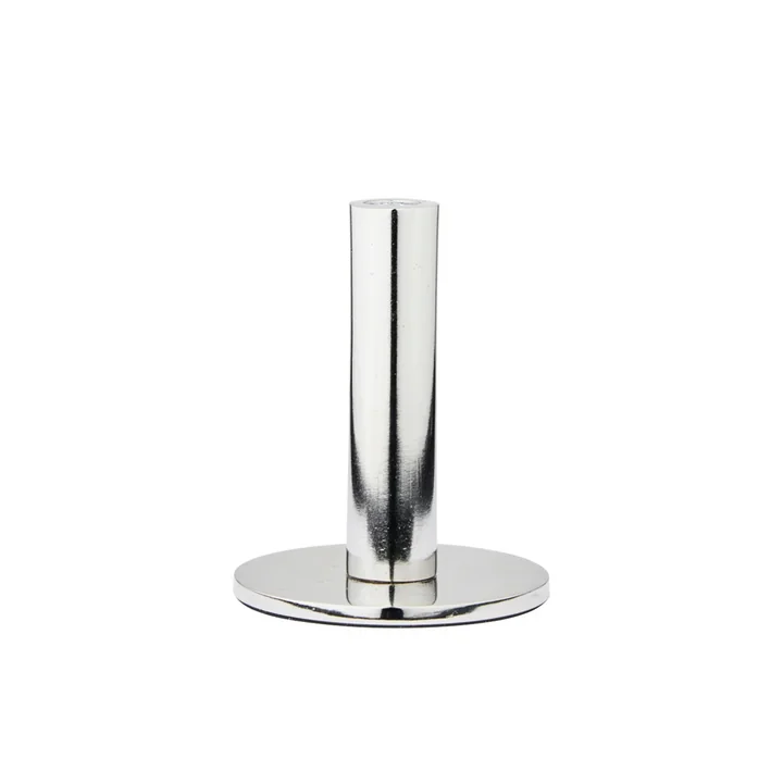 Broste Copenhagen - Maro Candlestick, Ø 7 x H 9.5 cm, silver