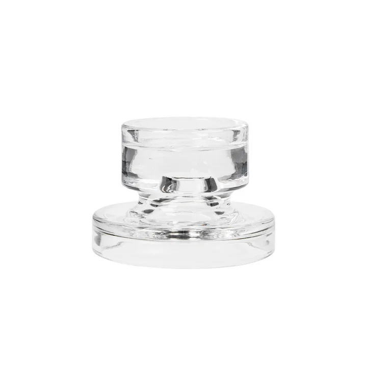 Broste Copenhagen - Petra Candlestick, Ø 11 x H 8 cm, clear