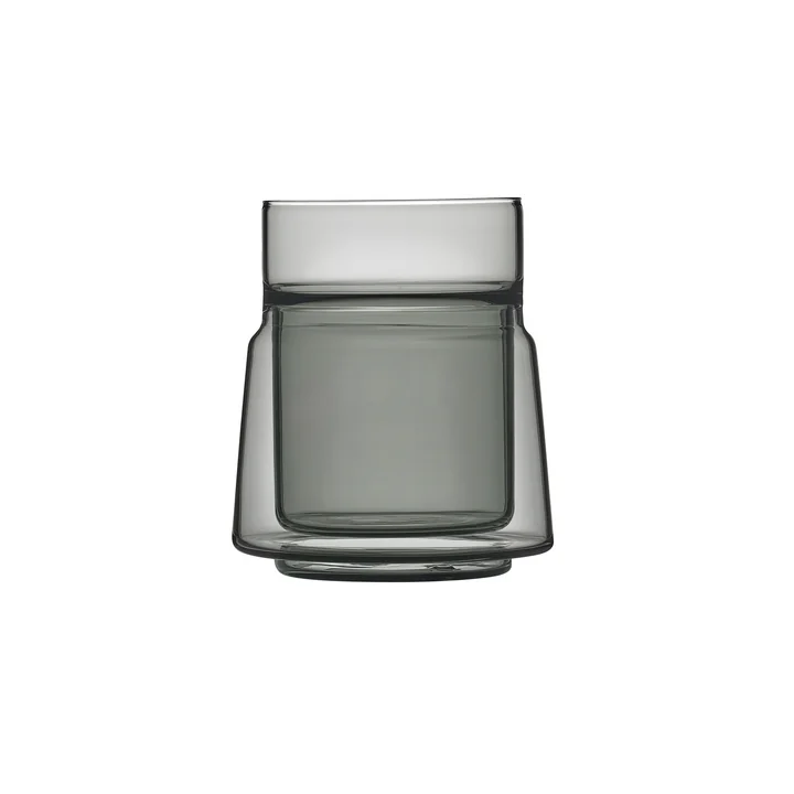 Jacob Jensen - Thermo double-walled glass, medium, 21 cl, black