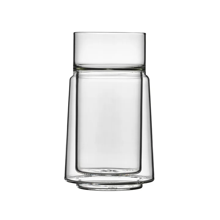 Jacob Jensen - Thermo double-walled glass, large, 33 cl, clear