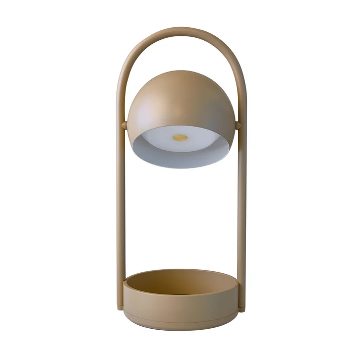 Frandsen - Ball Portable LED table lamp, sand gray