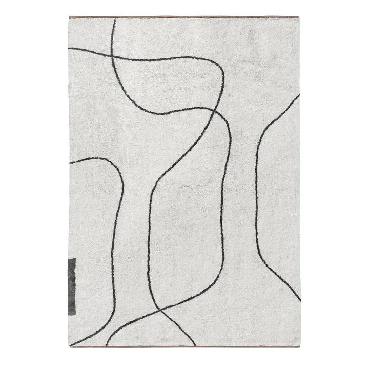 Mette Ditmer - Shadow Rug, 140 x 200 cm, off-white